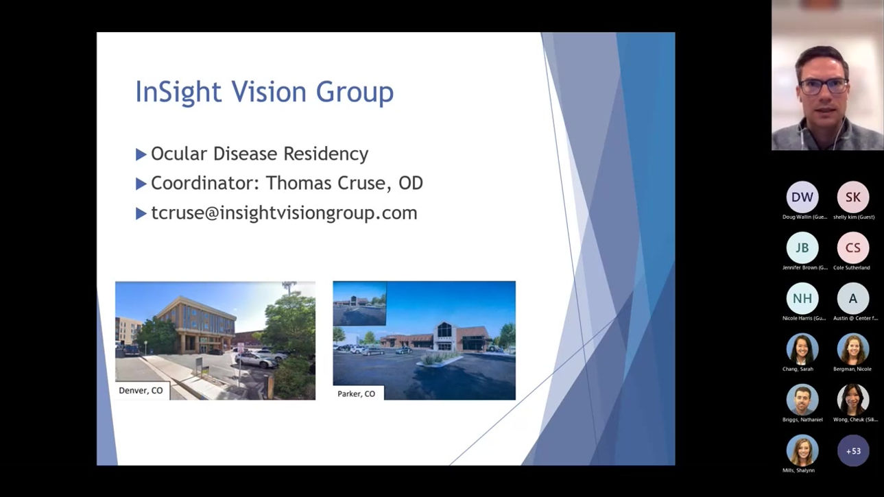 Ocular Disease Residency - Insight Vision Group, Parker, CO